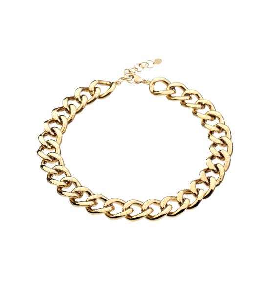 Златисто дамско колие тип верижка BOSSY CHAIN снимка