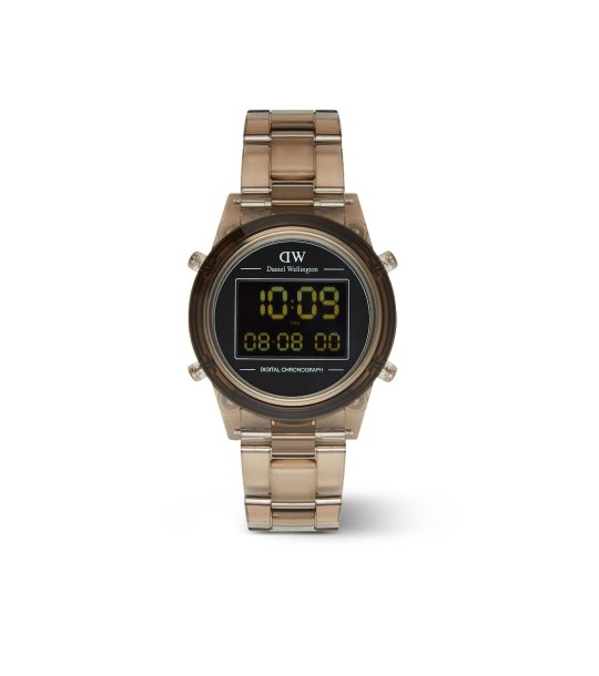 Унисекс кафяв дигитален часовник хронограф снимка