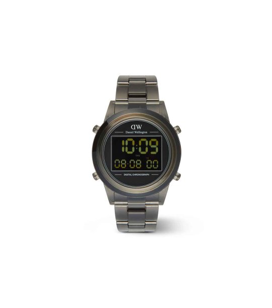 Унисекс сив дигитален часовник  снимка