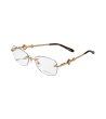 Златисти дамски рамки за очила -0 снимка