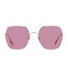 Дамски слънчеви очила с розови стъкла-1 снимка