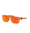 Мъжки оранжеви слънчеви очила с огледални стъкла -0 снимка