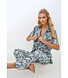Дамска пижама с флорален принт JASMINE-2 снимка
