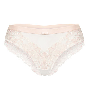 Бикини бразилиана в цвят крем с дантела DEVOTION снимка