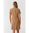 Рокля в цвят камел MANTOKI-3 снимка