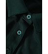 Тъмнозелена дамска риза с 3/4 ръкав FLEA-4 снимка