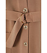 Бежова рокля с джобове ZOE-4 снимка