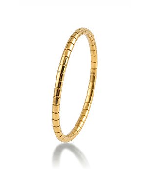 Дамска позлатена гривна снимка