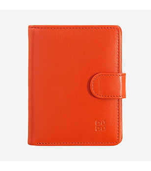 Оранжев дамски портфейл с капаче Bilbao снимка