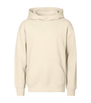 Детски суитшърт в цвят екрю с качулка Rorry снимка