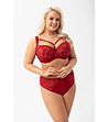 Червен дантелен сутиен с меки чашки AMIRA-0 снимка
