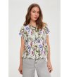 Дамска блуза с флорален принт-2 снимка