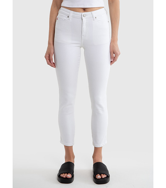 Бели дънки скини ADELA снимка