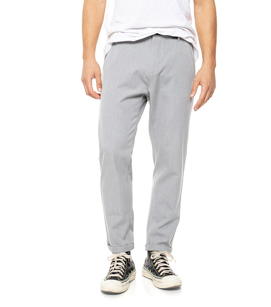 Светлосив мъжки панталон Biso снимка