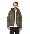 Мъжко зелено яке с качулка Brik-0 снимка